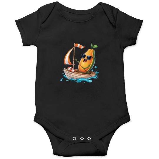 Fruit Boating Papaya Onesies