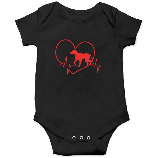 Puppy Heartbeat Rhodesian Ridgeback Dog Heart Beat Onesies