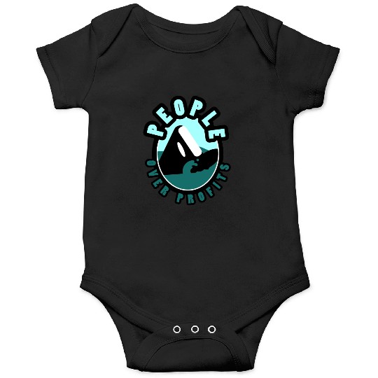 Orca People Over Profits Onesies