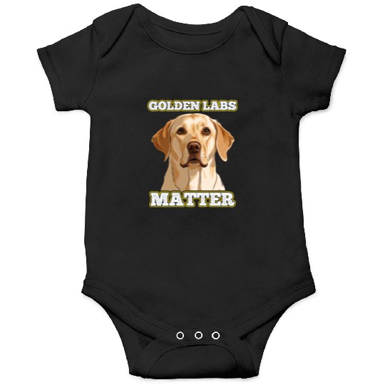 Golden Labrador GOLDEN LABS MATTER Labrador Onesies