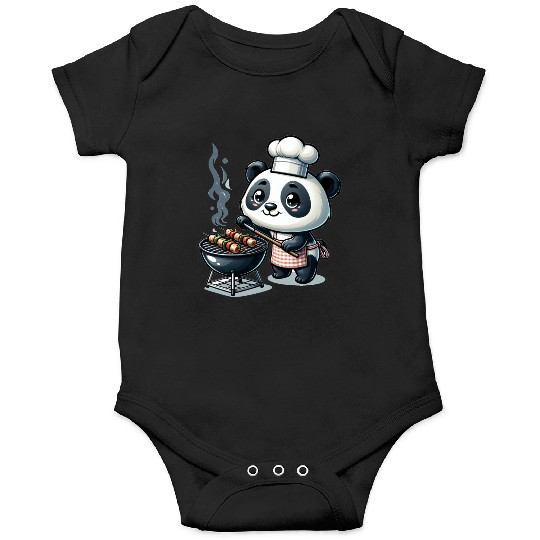 Cute BBQ Panda Onesies