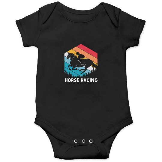 Retro Equestrian Riding Jockey Horse Racing Onesies