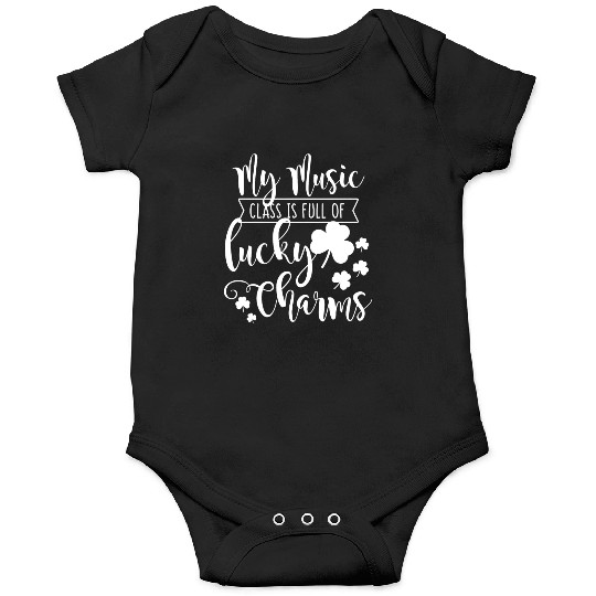 Womens Music Teacher Saint Patricks Day Funny Onesies