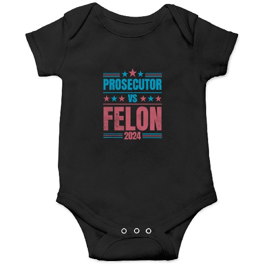 Prosecutor vs Felon Funny Onesies