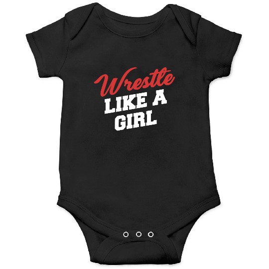Wrestle Like A Girl Wrestling Martial Arts Karate Onesies