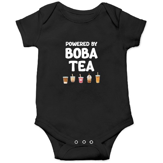 Powered By Boba Tea Bubble Japan K-pop Korean Onesies