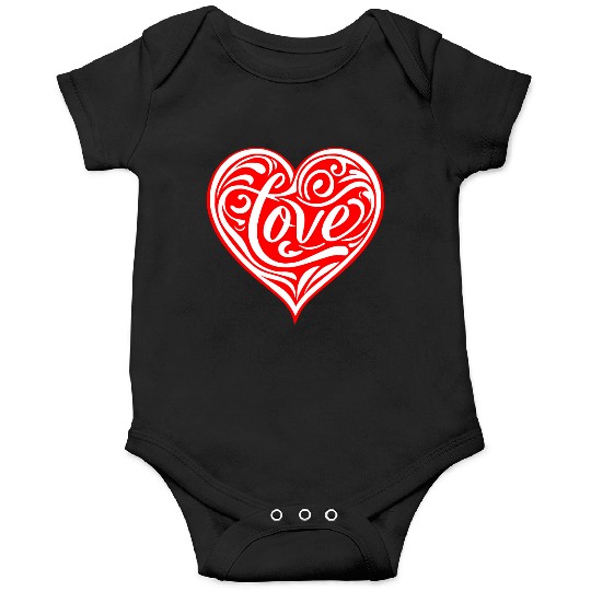 Tribal Love Heart LIKE US ON FACEBOOK # Onesies