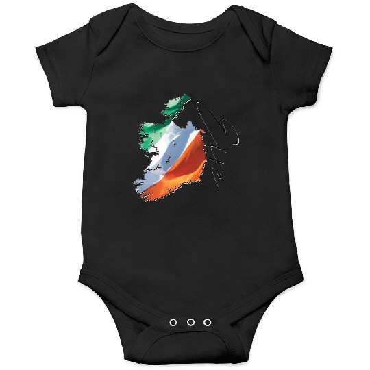 Ireland | Real Flag | Flag Map IR Onesies
