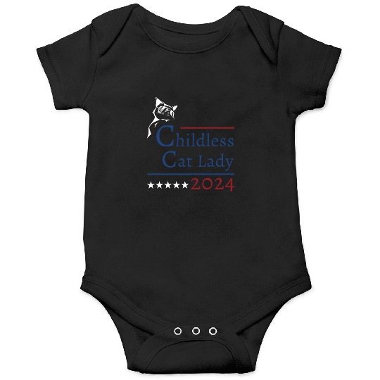 "Childless Cat Lady" Kamala Harris 2024 Onesies