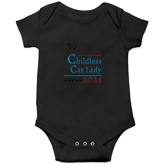 "Childless Cat Lady" Kamala Harris 2024 Onesies