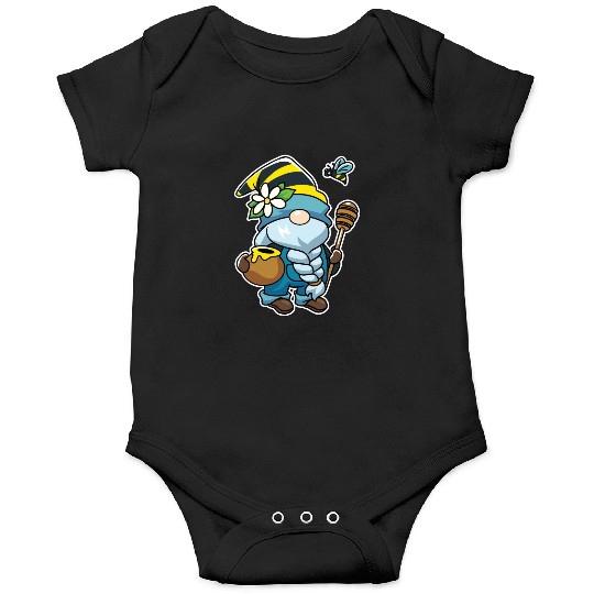 Honey Gnome Bees Beekeeper Onesies