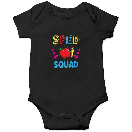 Sped Teacher special education teacher quad Onesies