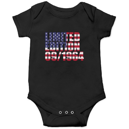 60th birthday Limited Edition USA 09/1964 Onesies