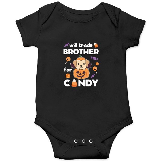 Labrador Halloween Trade Brother For Candy Onesies
