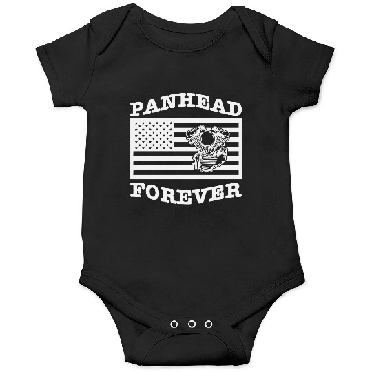 Panhead Forever Flag LIKE US ON FACEBOOK # Onesies