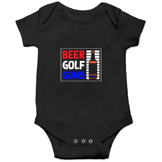 Beer Golf Guns Onesies