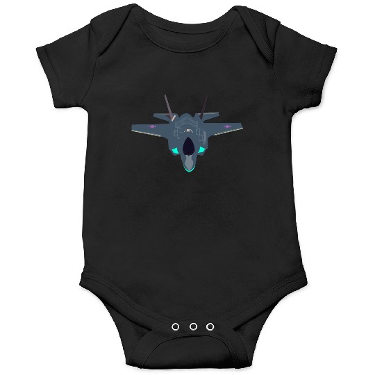 Stealthy F-35 Fighter Jet Design Onesies