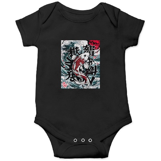Funny Koi Fish Gift Men Women Cool Koi Fish Lover Onesies