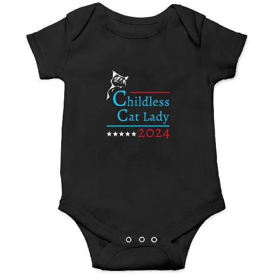 "Childless Cat Lady" Kamala Harris 2024 Onesies