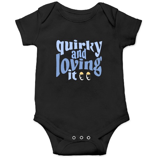 Quirky and loving it in blue Onesies