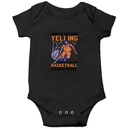This Is Just My Basketball Coach Voice 2 Onesies