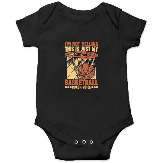 This Is Just My Basketball Coach Voice 1 Onesies