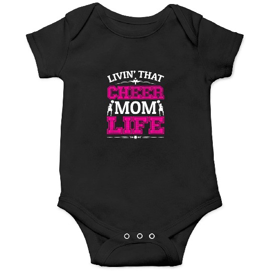 Living Cheer Mom Life Cheerleading Mother's Day Onesies
