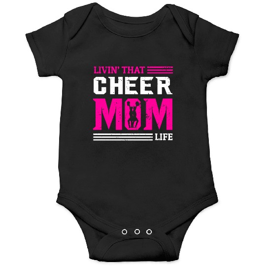 Living Cheer Mom Life Cheerleading Mother's Day Onesies