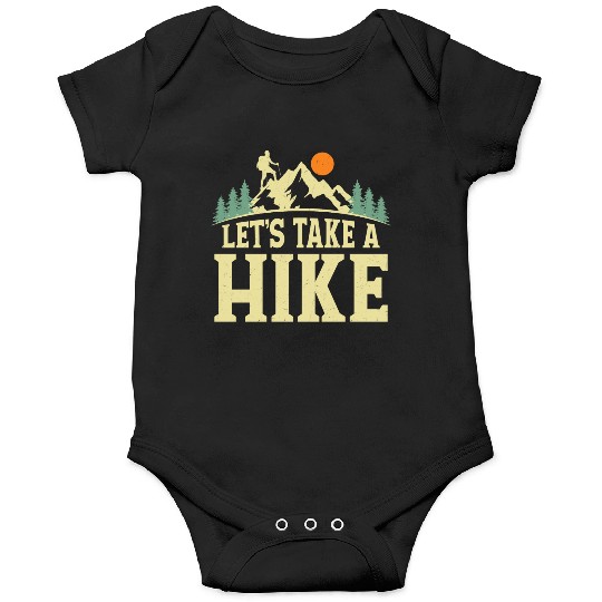 Let's Take A Hike Hiker Hiking Onesies