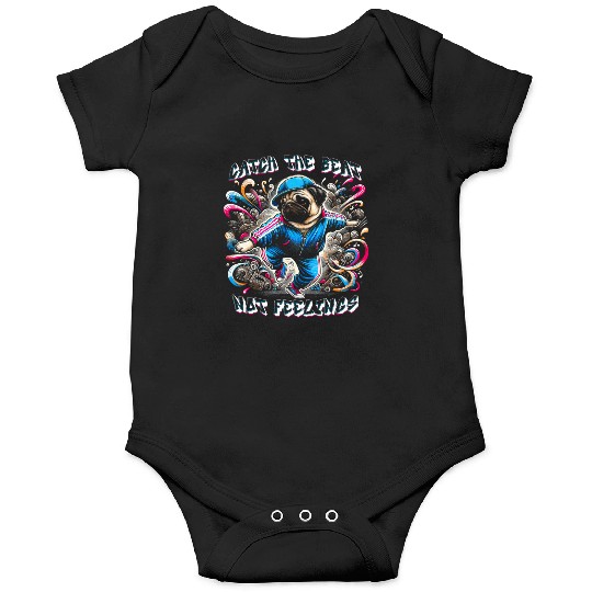 Breakdancing B-boy Catch the Beat Onesies