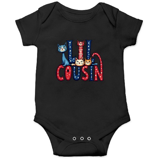 Matching Family Gift Onesies Purr-Fect Cousin Kitty