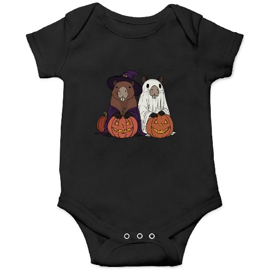 Happy Halloween with the Capybaras Onesies