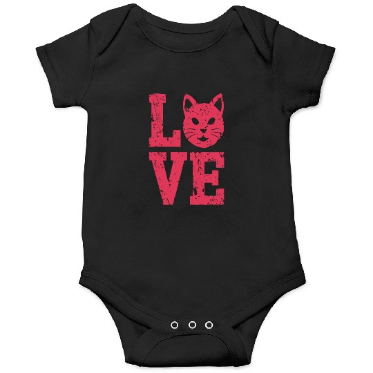 Love funny cat face Onesies