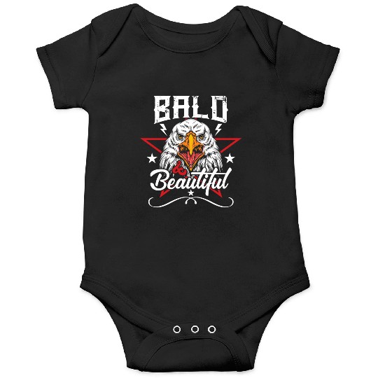 Bald & Beautiful American Eagle with Stars and Onesies