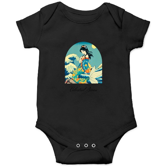 Celestial Siren ukiyo-e style Onesies