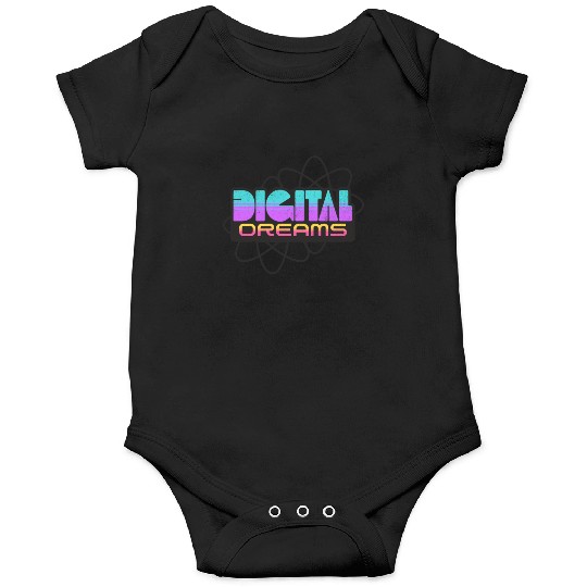Digital Dreams - Retro Y2K Streetwear Design Onesies