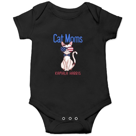 Cat Mom for Kamala Harris | 2024 Onesies