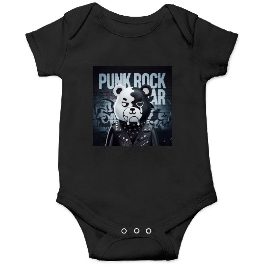 Punk Rock Bear Onesies