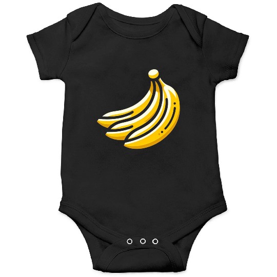 Banana minimalist bananas design food art 3 Onesies