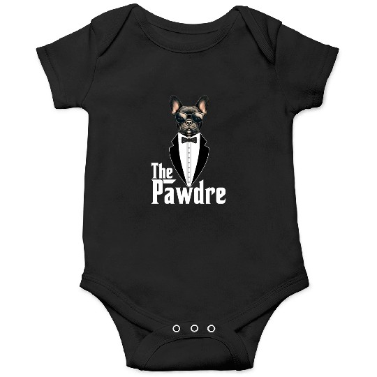 The Pawdre Funny Dog Father Dad Paw French Bulldog Onesies