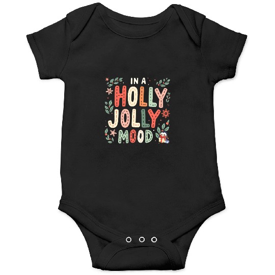 Holly Jolly Mood Onesies