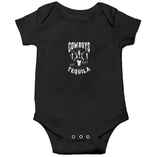 Cowboys and Tequila - Cowgirl Onesies