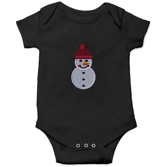 Snowman embroidered Onesies