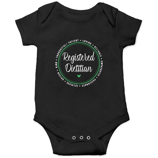 Health Expert Nutritionist Registered Dietitian Onesies