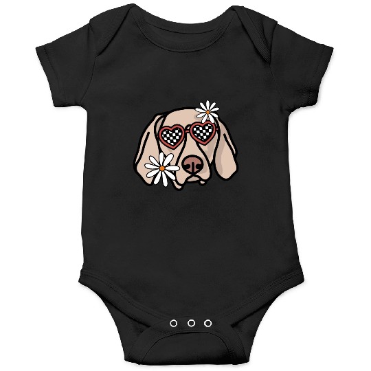 Weimaraner Retro Dog Onesies