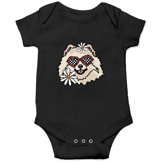 Pomeranian Retro Dog Onesies