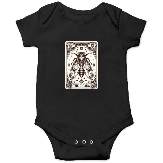 Cicada Tarot Card Brood Emergence Onesies