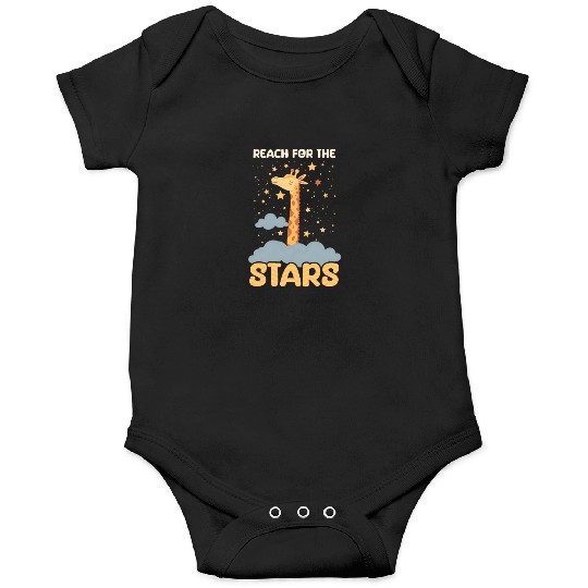 Giraffe Reach For The Stars Onesies
