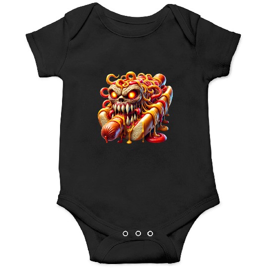 Monster Hot Dog Horror Onesies