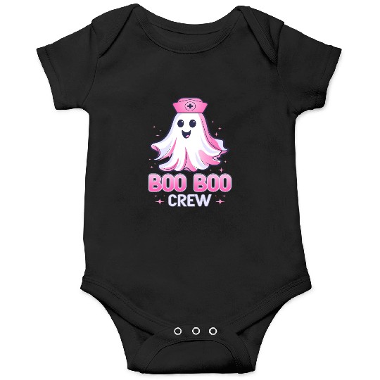 Boo Boo Crew Nurse Pink Ghost Halloween Costume Onesies